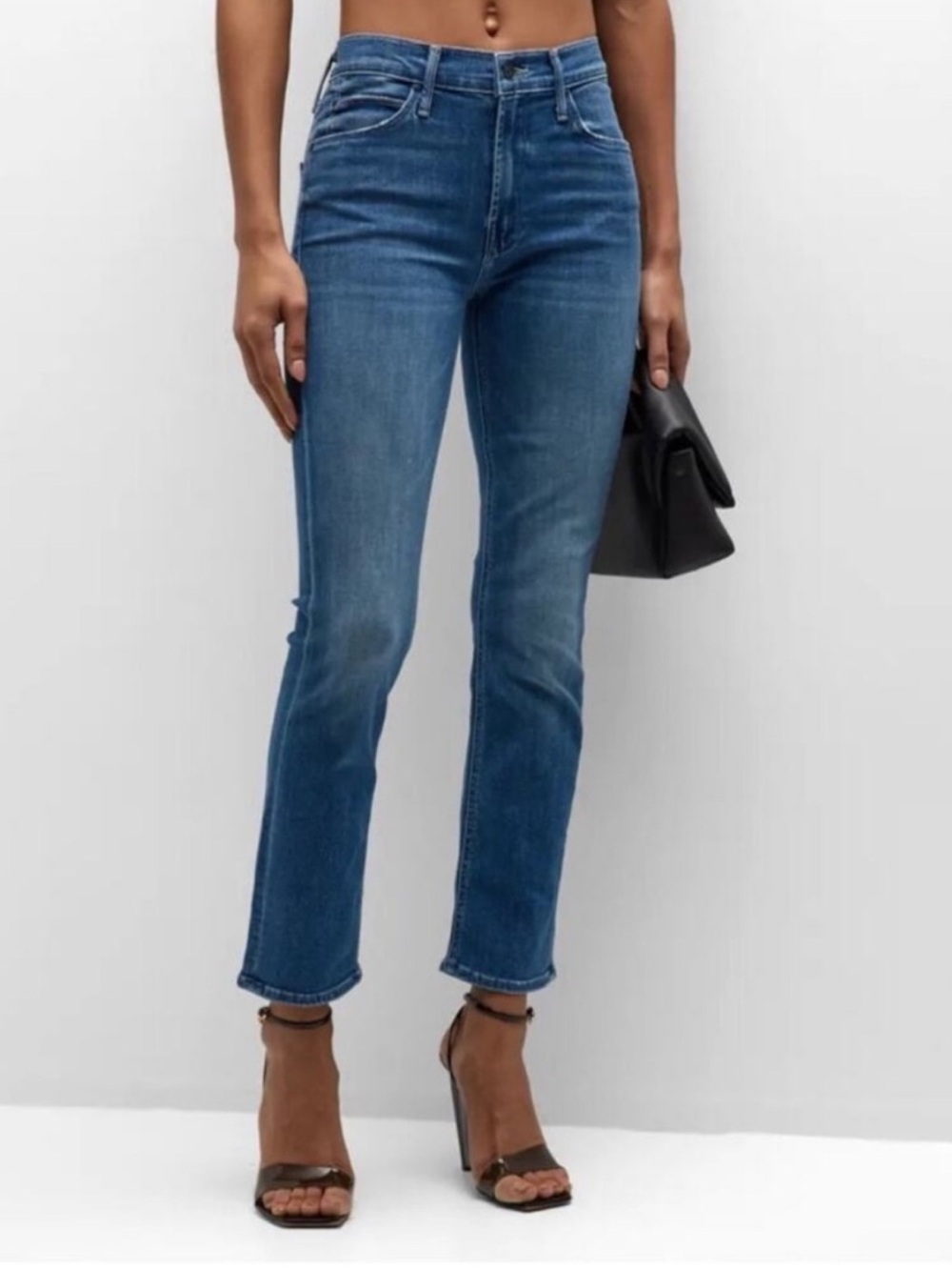 Mother Jeans The Mid Rise Dazzler in Satisfaction Guaranteed